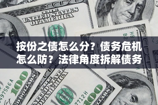 北京按份之债怎么分？债务危机怎么防？法律角度拆解债务分配与风险自保指南