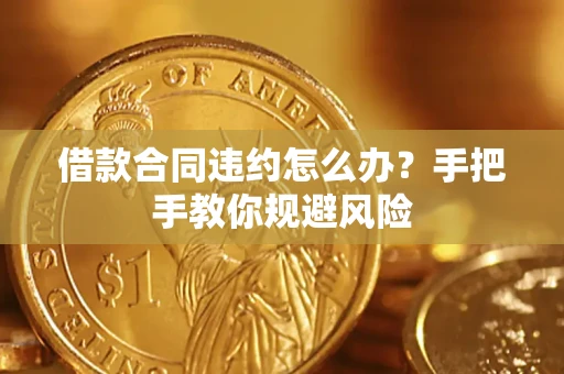 北京借款合同违约怎么办？手把手教你规避风险