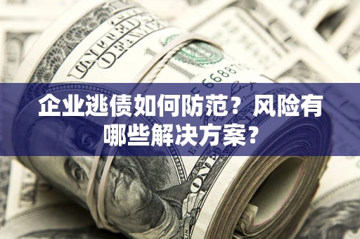 北京企业逃债如何防范？风险有哪些解决方案？