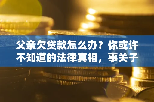 北京父亲欠贷款怎么办？你或许不知道的法律真相，事关子女未来