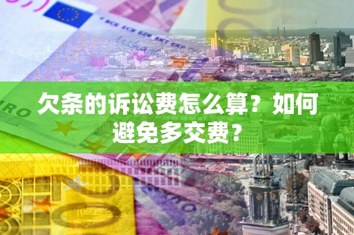 北京欠条的诉讼费怎么算？如何避免多交费？