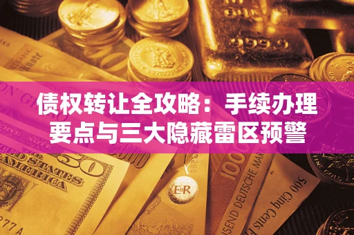 北京债权转让全攻略：手续办理要点与三大隐藏雷区预警