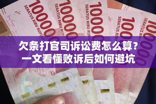 北京欠条打官司诉讼费怎么算？一文看懂败诉后如何避坑
