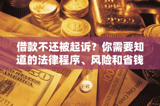 北京借款不还被起诉？你需要知道的法律程序、风险和省钱技巧