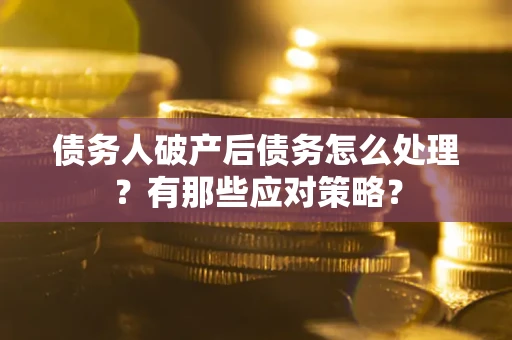 北京债务人破产后债务怎么处理？有那些应对策略？